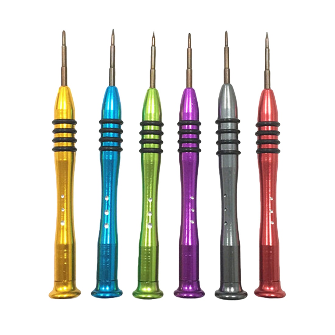Precieze schroevendraaier demontagegereedschap voor iphone telefoon reparatiegereedschap woord 2.0/ kruis 2.0/ kruis 1.5/ vijfhoekig 0.8/ 0.6 y antislip
