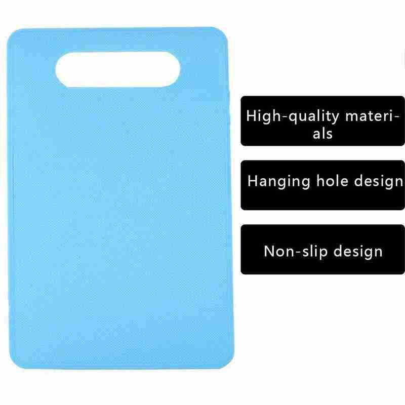 Antislip kunststof snijplank voedsel snijblok mat keukenbenodigdheden snijgereedschap groente en fruit cook  n2 u 0