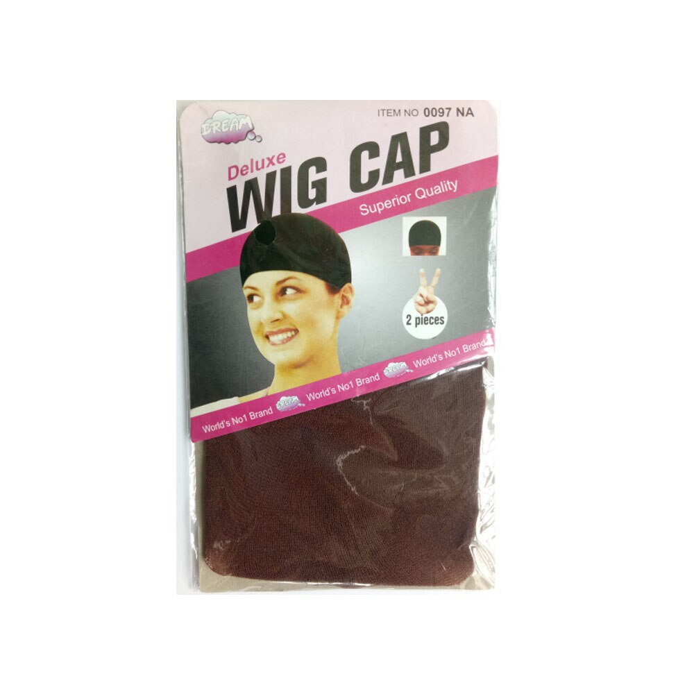 Tapa de Peluca de lujo de de liquidación, red para cabello ondulado, redes para peluca, malla elástica, gorra para hacer pelucas, tamaño libre, 12 unidades (6 bolsas)