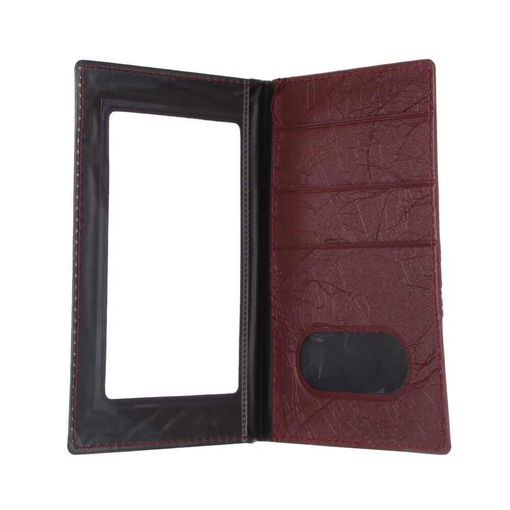 3 carte fente passeport couverture multifonctionnel étanche passeport portefeuille PU cuir voyage billet porte-passeport