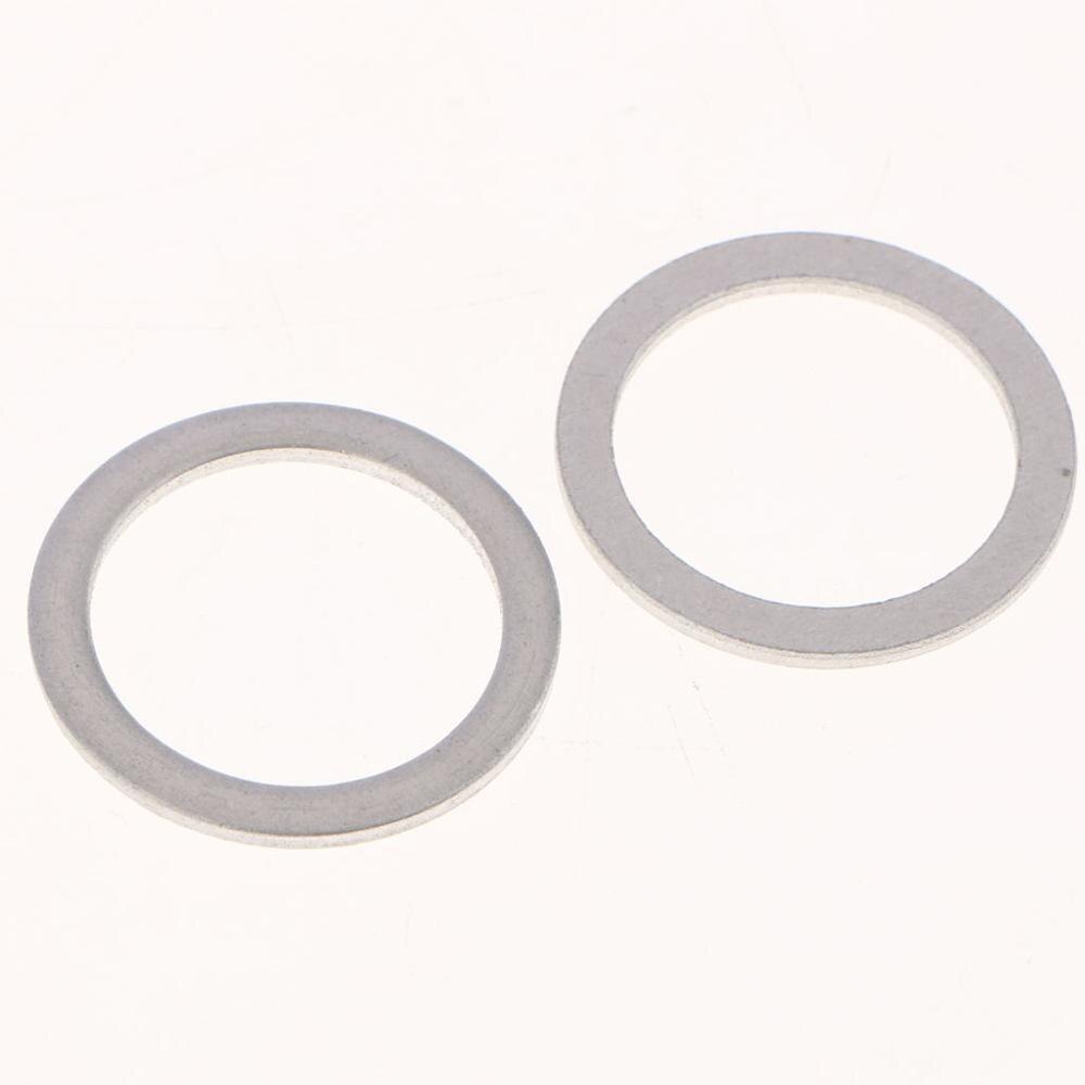 Arandelas de presión de aceite de motor, anillos de tapón de drenaje para Toyota Lexus de aluminio 90430-18008, accesorios de coche, 18mm, 10 Uds.