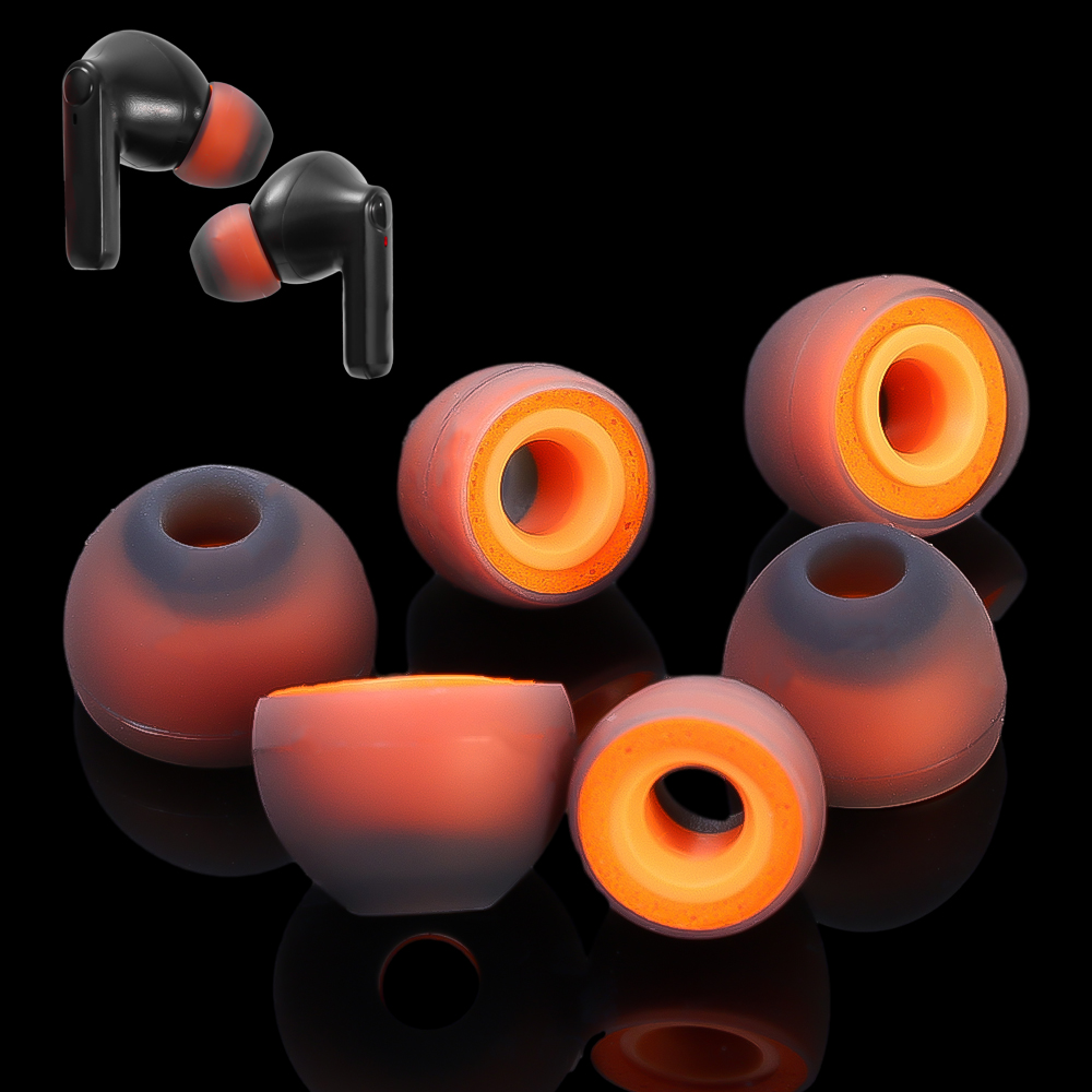 Replacement Memery Foam Eartips For Universal Earphone with 4.5mm Inner Hole Headphone Earbuds Silicone Earplug Caps S M L