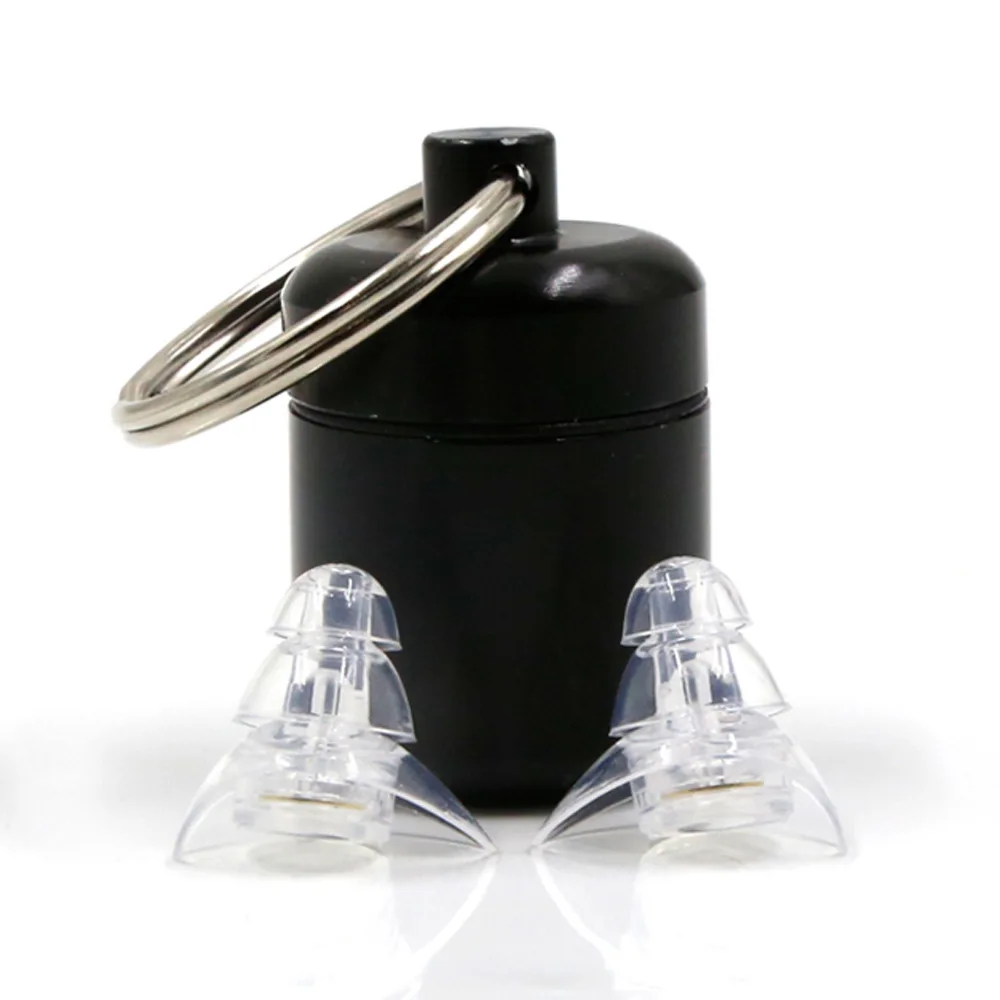 Motocycle Earplugs Moto Reusable Silicone Earbuds Noise Cancelling Hearing Protection Earbud Sleeping Care Musician Filter