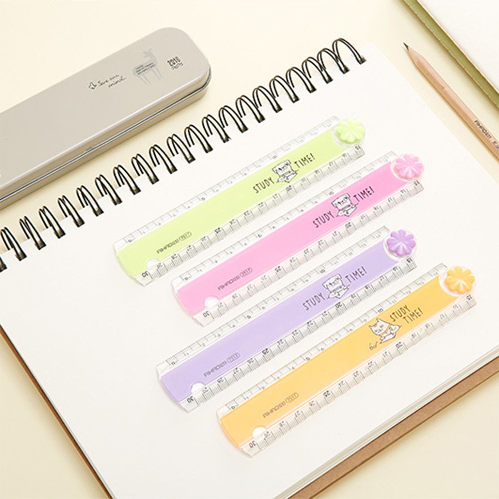30CM Cute Color Folding Ruler Multifunction DIY Kawaii Drawing Rulers For Kids Students School Office Supplies Stationery