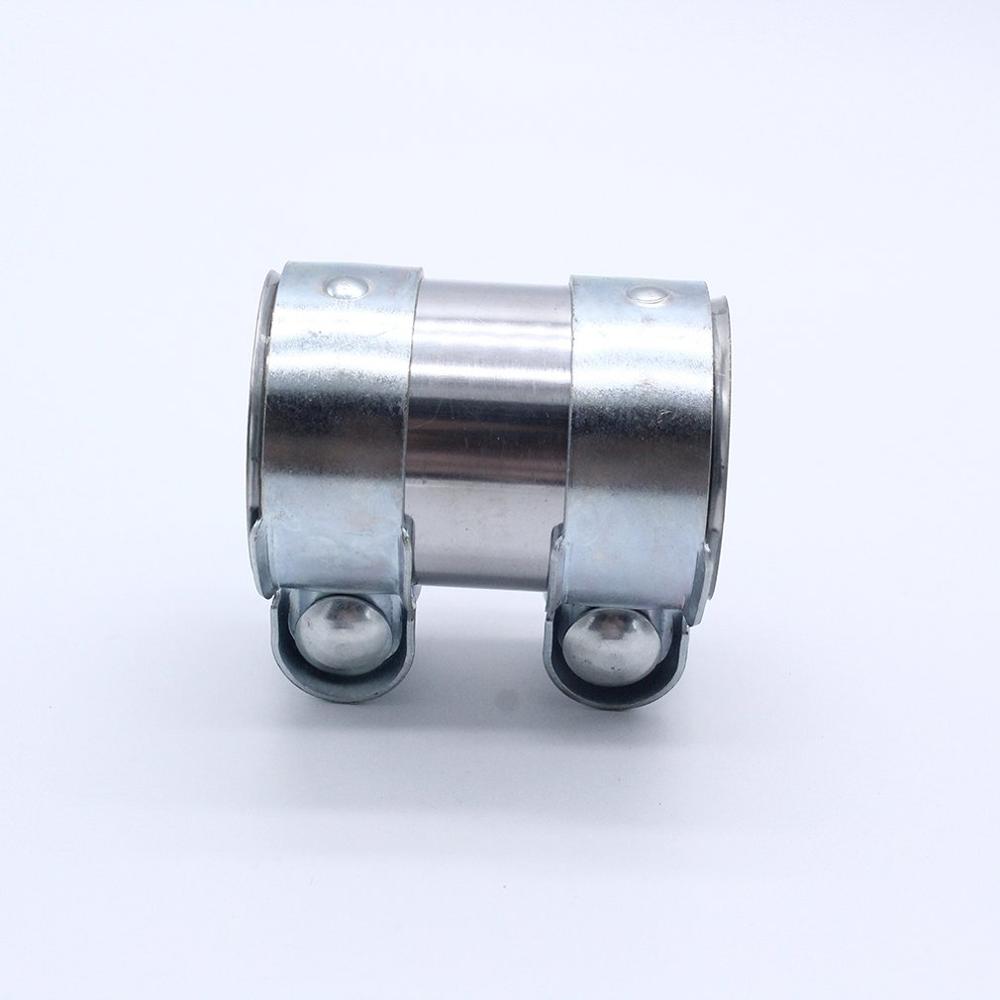Exhaust Clamp 60mm Front Exhaust Sleeve Connector Clamp Exhaust Flange Made From Heavy Duty Mild Steel