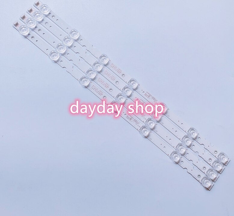 4 stuks led-achtergrondverlichtingsstrip voor tcl 50 p 65us 50 s 421 50 s 423 tcl-gic -50 d 6-3030-4 x 7-lx20180417 4c-lb5007-yh02j 4c-lb5007-zm03j zm02 j 89m