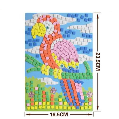 Children Toys Puzzle DIY Foam Mosaic Stickers Art Cartoon Crystal Sticker Educational Toys For Kids Christmas Toy: 7