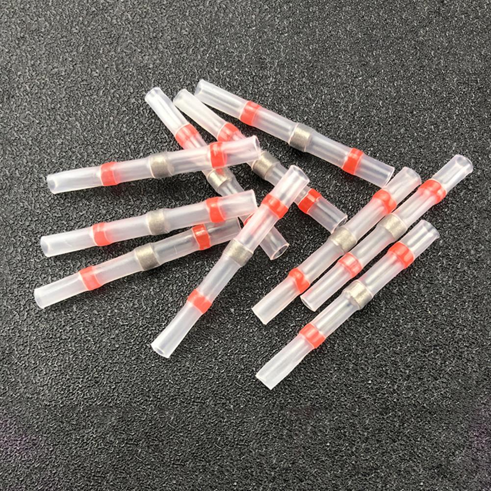 250 STKS Soldeer Seal Draad Connectoren Krimpkous Soldeer Butt Connectors Terminals Connector Kit Automotive Marine Geïsoleerde