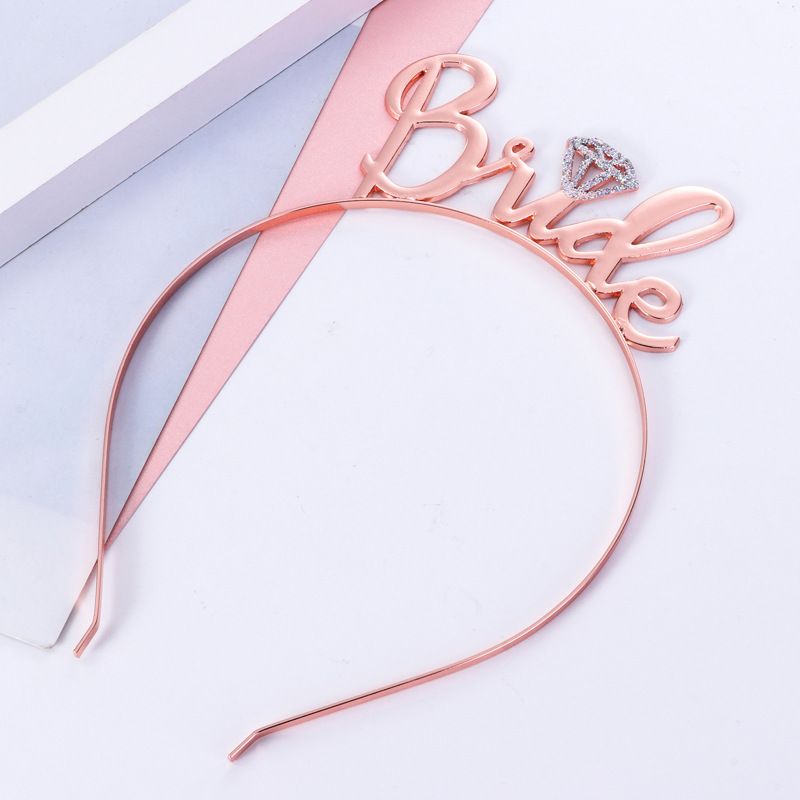 Accesorios para el cabello para dama de honor, diadema con diamantes de imitación, diademas de cristal para dama de Honor, joyería para de boda y novia