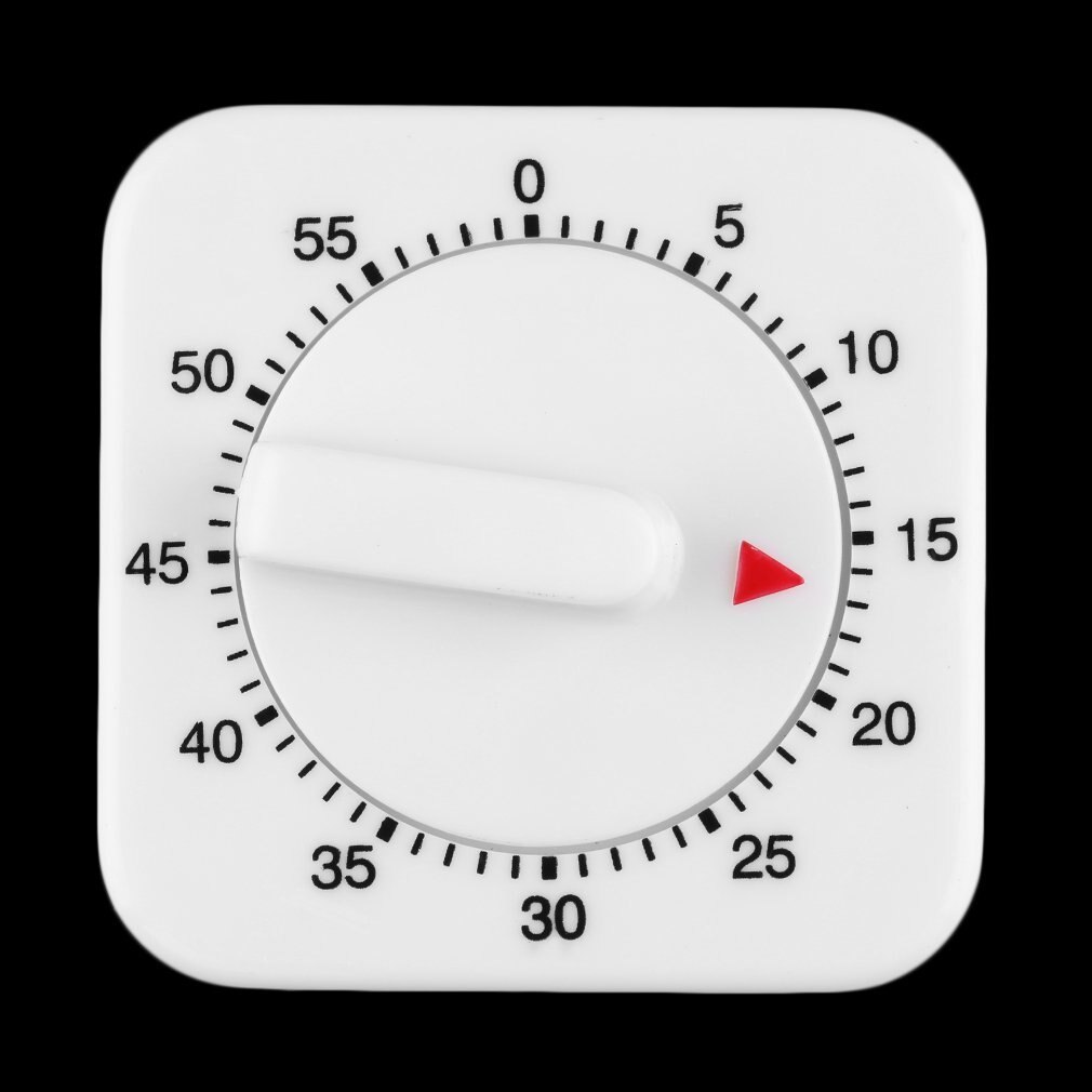 1pcs Square 60 Minute Mechanical Kitchen Cooking Timer Food Preparation Baking popular