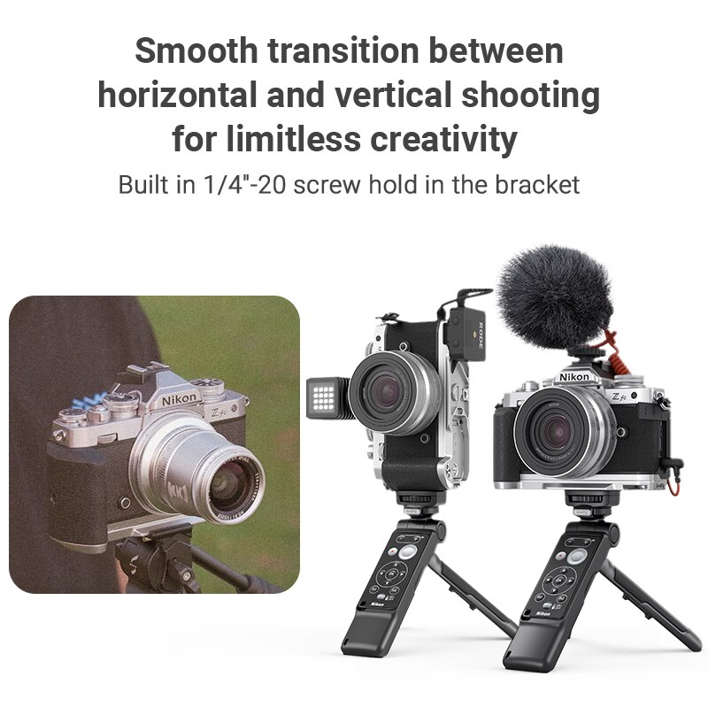 SmallRig L-bilden Griff Für Nikon Z fc Kamera Mit 1/4 Gewinde See Silikon Seite Griff Kamera Schulter Gurt zubehör 3480