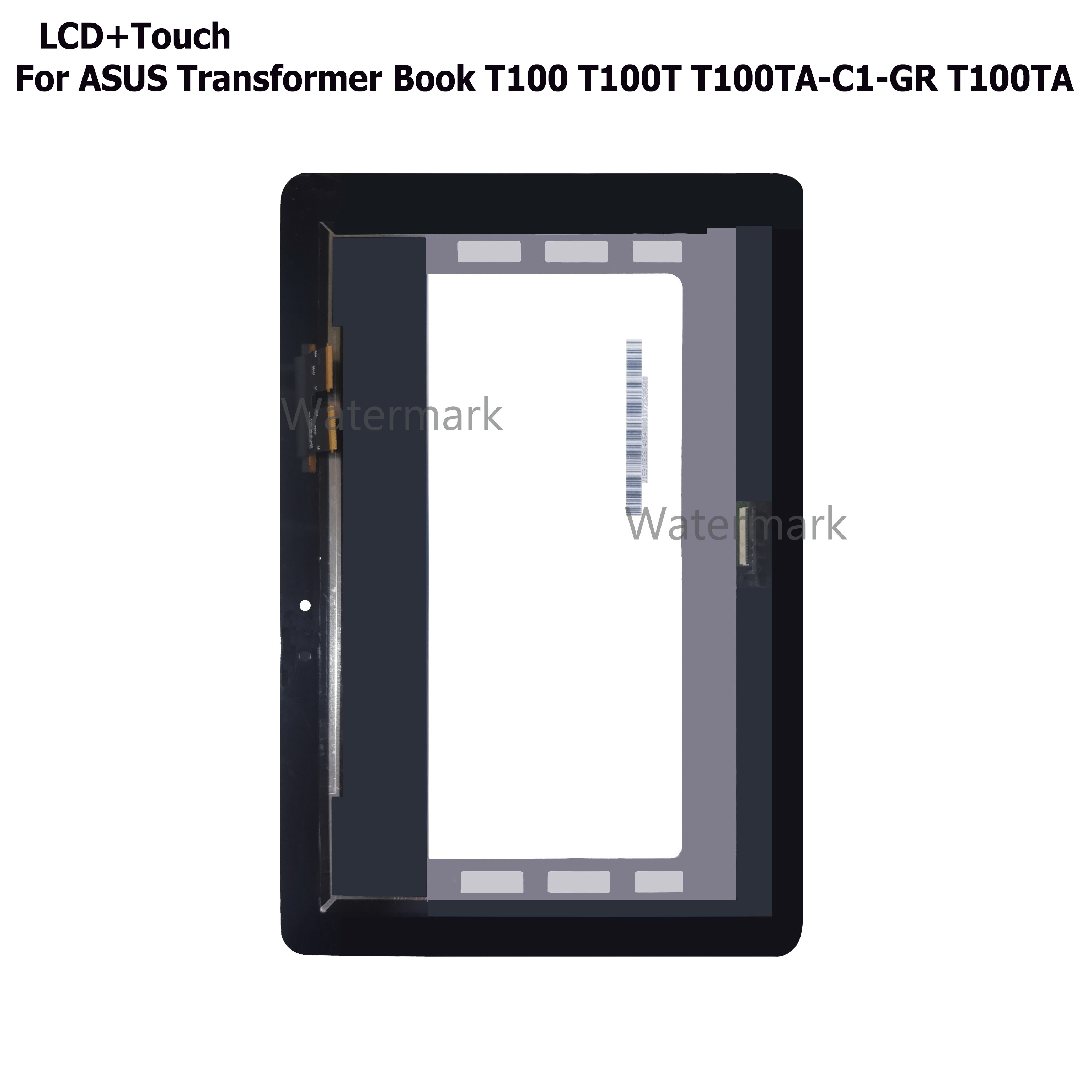 10.1 Inch For Asus Transformer Book T100 T100TA-C1-GR T100Chi LCD Display Touch Screen Digitizer Assembly with Frame