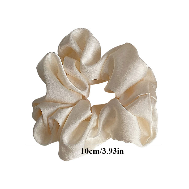 Scrunchies de seda para el cabello para mujer, coletero elástico, banda para el cabello de seda satinada, lazos para el cabello de Color sólido, accesorios para el cabello, cuerda para el cabello