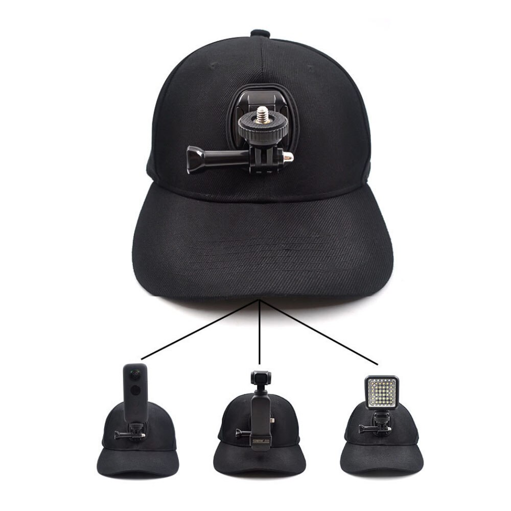 DJI Action 2 Expansion Hat Holder Riding Camera Sunshade Cap Fixed Mount Bracket For DJI Osmo Action 2 Sport Camera Accessories