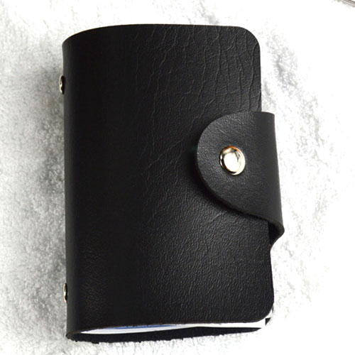 Mode PU Leer Functie 24 Bits Card Case Visitekaarthouder Mannen Vrouwen Credit Paspoort Card Bag ID Passport Card portemonnee