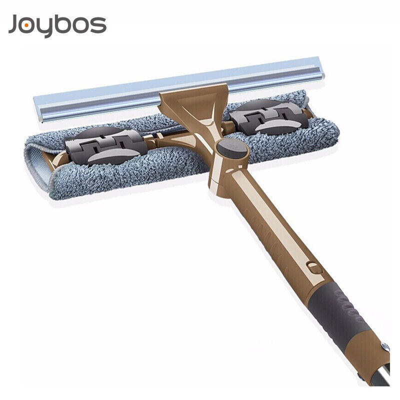 JOYBOS Glass Cleaning Artifact Telescopic Rod Household Double-Sided Window Cleaner High-Rise Window Scraper Cleaning Tool JBS70