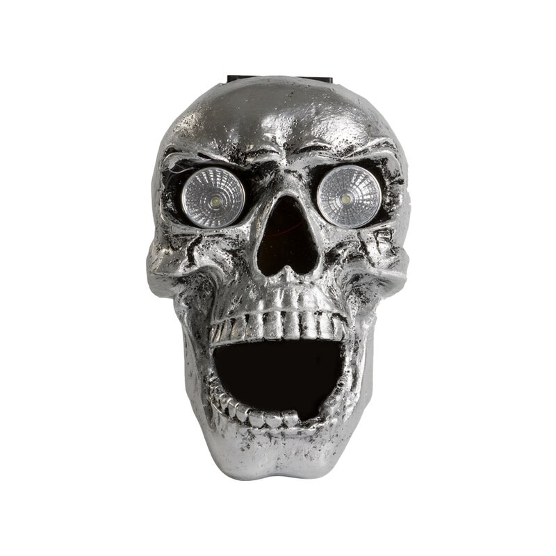 Motorcycle Skull Headlight Universal Custom LED Heada Light Resin Skull HeadlLamp Halloween Motorcycle Decorative Lights