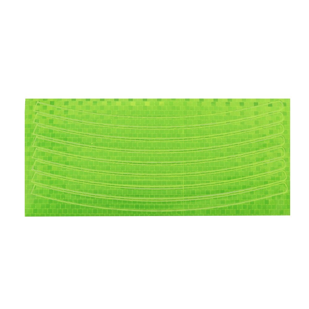 Samochód motocykl jazda na rowerze reflektor rowerowy naklejki fluorescencyjne felgi odblaskowe naklejki naklejka akcesoria: lekki zielony