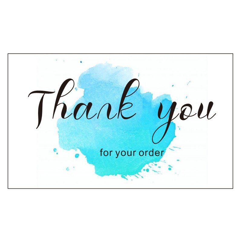 200pcs Thank You For Your Order Mini Card Pack Thank You For Supporting Small Business Card Multipack, Small Business Note Card: Red
