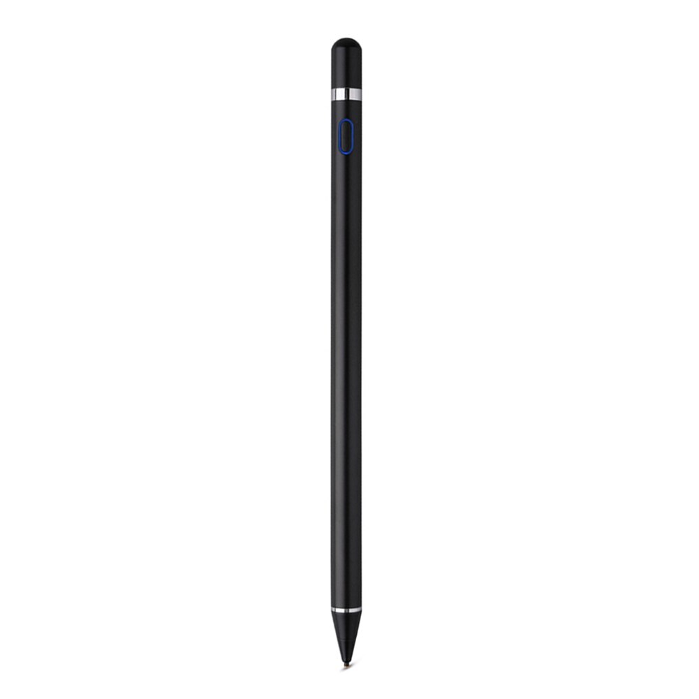 Universal Capacitive Stylus Active Touch Screen Pen Drawing Painting Smart Devices Pencil for Mobile Phone Tablet PC: Black