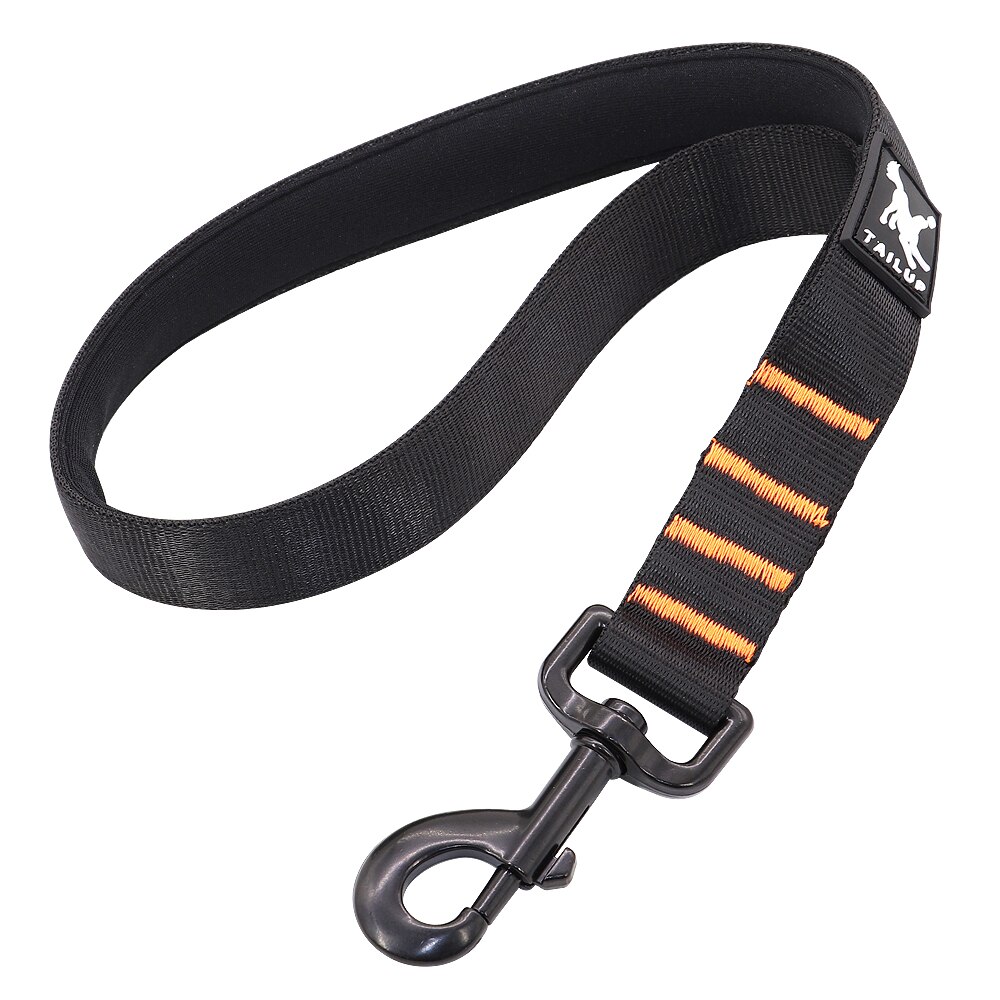 Kort hundkoppel rep nylon svart no pull husdjur hundar promenad koppel 39cm för små medelstora hundar pitbull bulldog: Svart