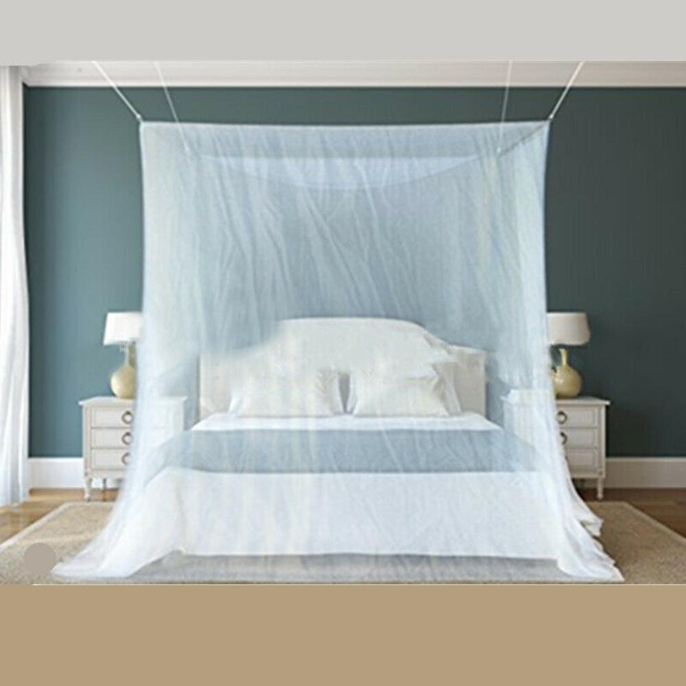 1Pc Large White Camping Mosquito Net Portable Foldable Net Travel Insect-proof Camping with Bag Storage Outdoor Mosquito