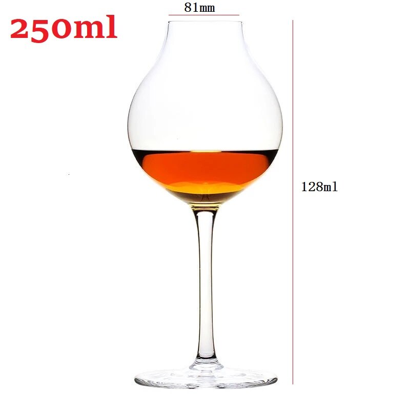 2PCS Whisky Crystal Goblet Britain Blender&#39;s Bartender Ctomore Scotch Cup Bud Whiskey XO Chivas Regal Wine Tasting