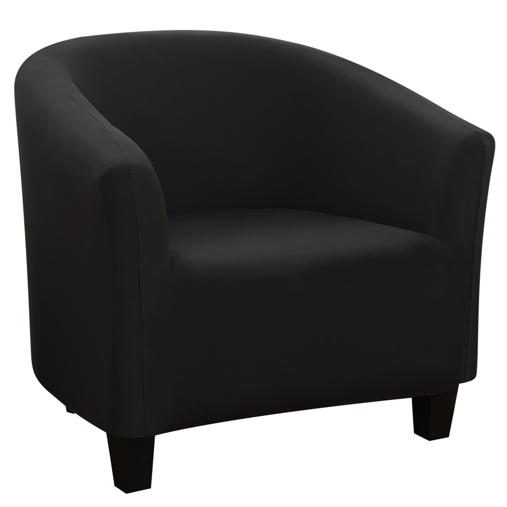 Elastisk sofa lenestol setetrekk beskytter vaskbart spandex møbler slipcover enkel å installere hjemmekaffe badekar 1 sete stoltrekk: G293627