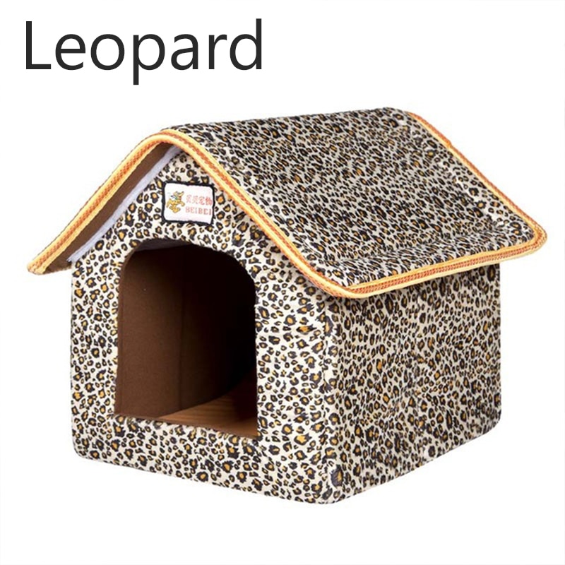 Maison pour chien chambre pliable pour chiens chenil nid chien chat lit petit moyen chiens hiver LePet Doopard chien chiot canapé coussin maison