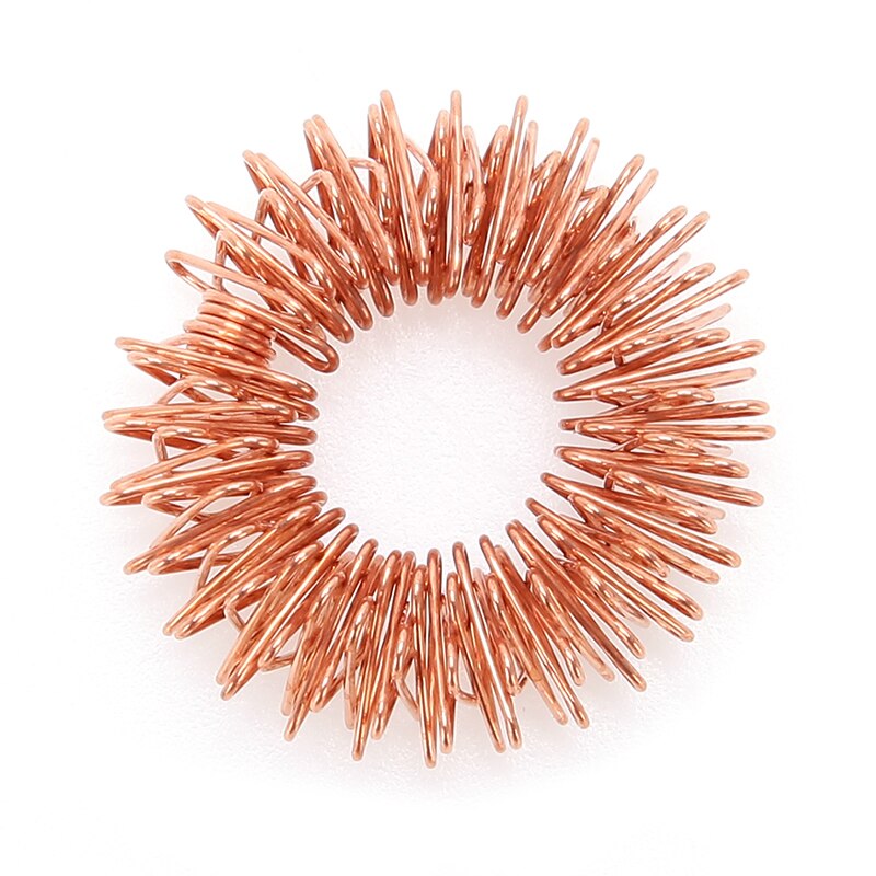 1pc Stainless Steel Finger Massage Ring Acupuncture Ring Therapy Relax Hand Blood Circulation Pain Relief Health Care: OR