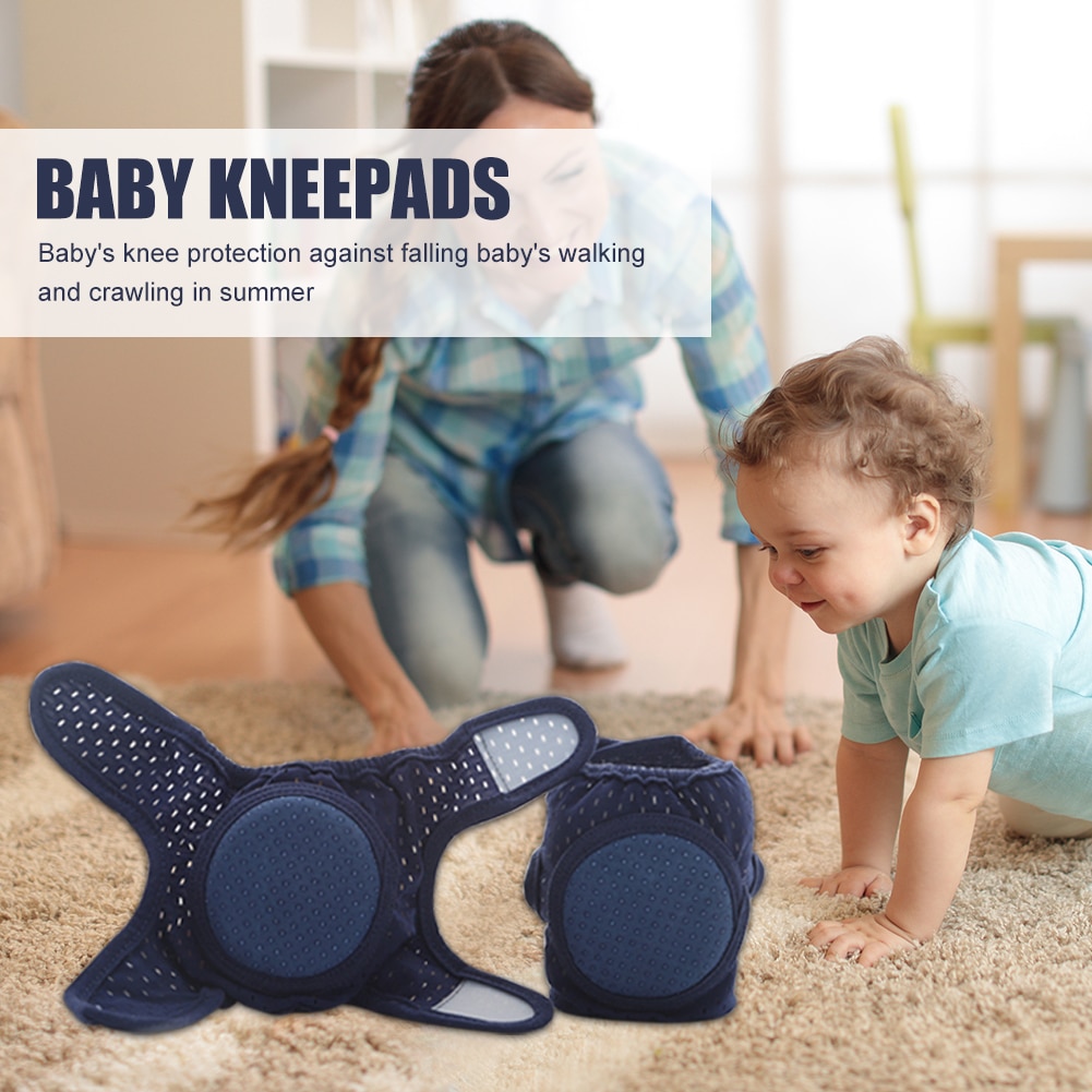 1 Paar Peuters Baby Knie Pad Non Slip Veiligheid Kneepad Been Kruipen Elleboog Kussen Zuigelingen Jongens Meisjes Knie Ondersteuning Beschermer