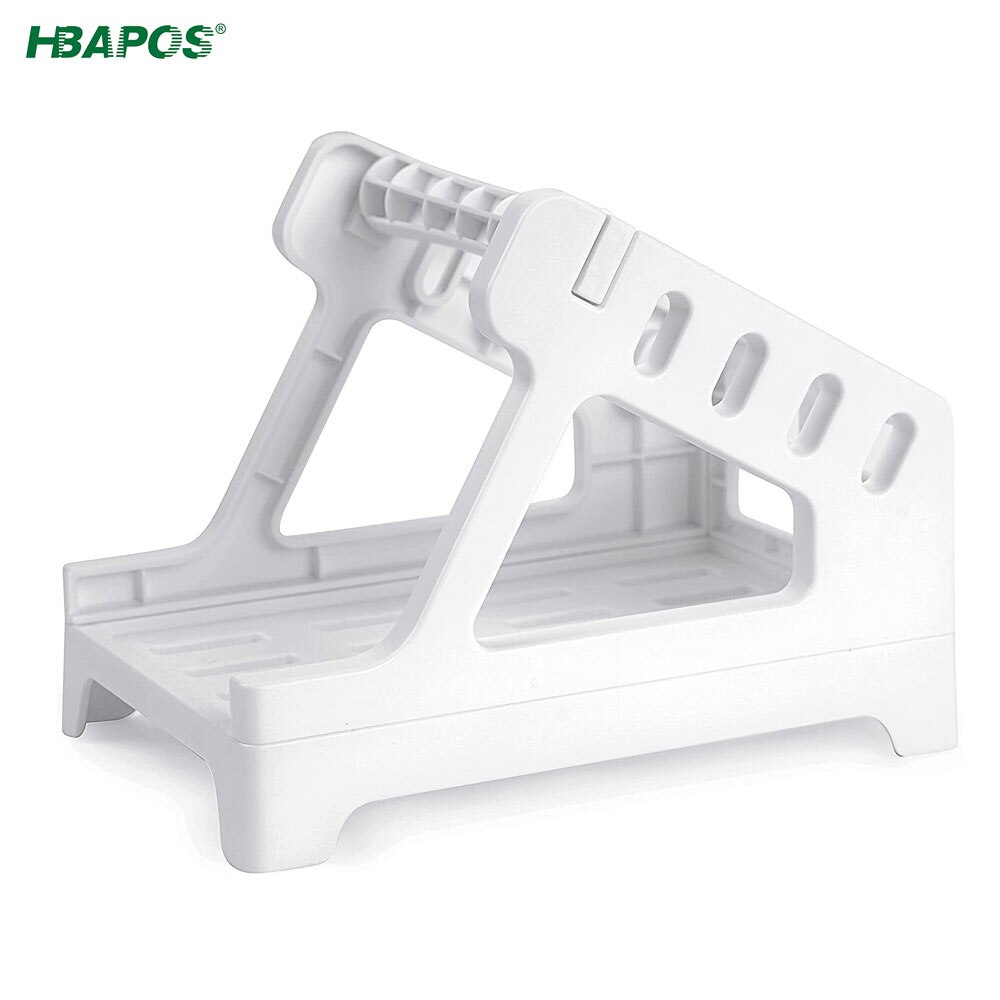 HBAPOS Thermal Label Holder for Rolls and Fanfold Labels Fan-Fold Stack Paper Holder Work with Desktop Printer