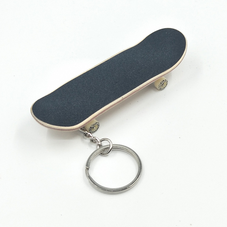 Basic 9.8cm maple Fingerboard Finger SkateBoard Wood Fingerboars With Bearings Wheel Foam Tape Keychain