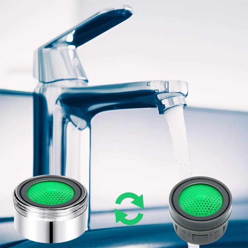 4Pcs Faucet Aerator Water Tap Flow Restrictor Insert Faucet Aerators Replacement Parts Prevent The Splash For Bathroom Kitchen