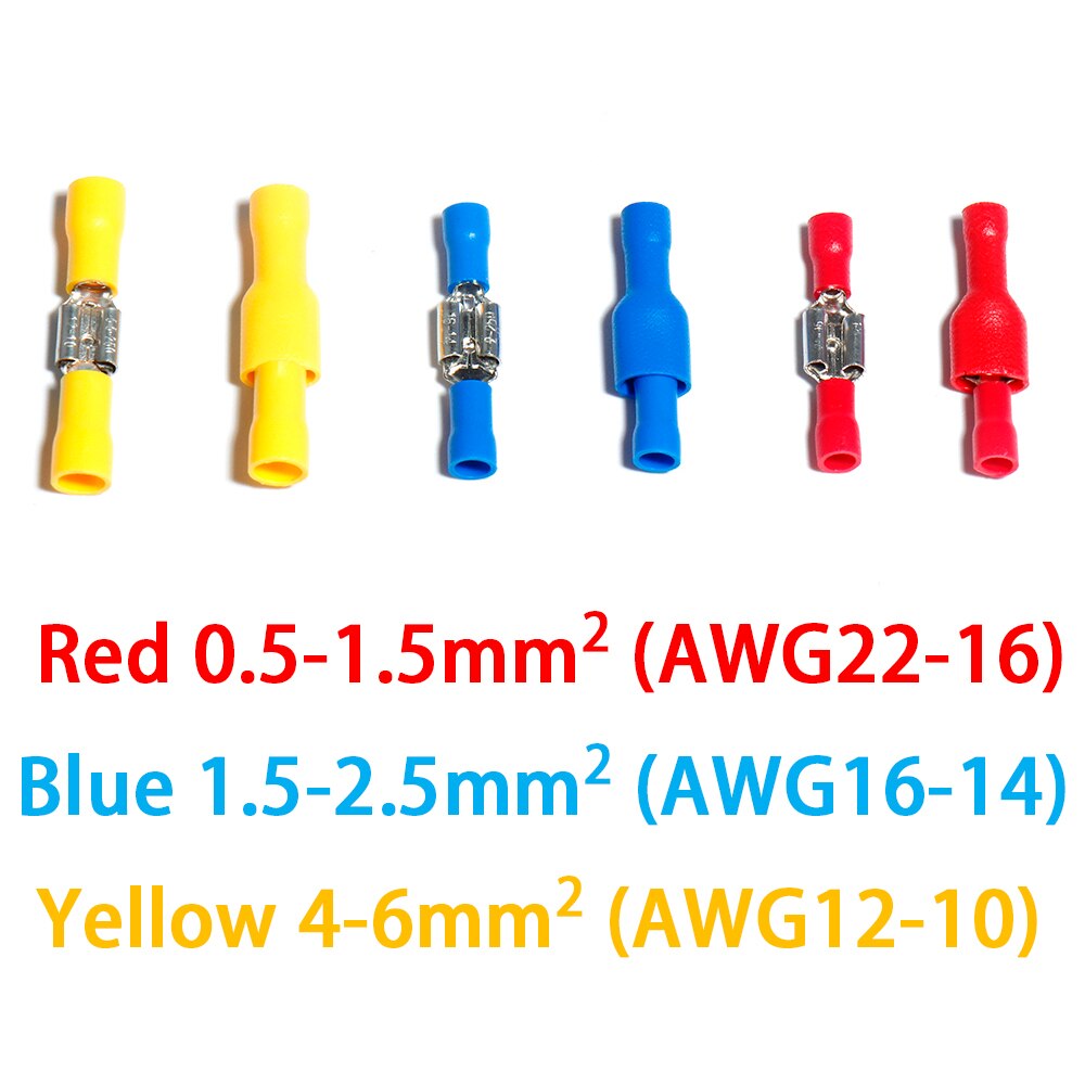 Plug cold pressing insulation fast wire spring connector Terminals Electrical Crimp Spade Lug Cable car Full Fork Assortment Kit