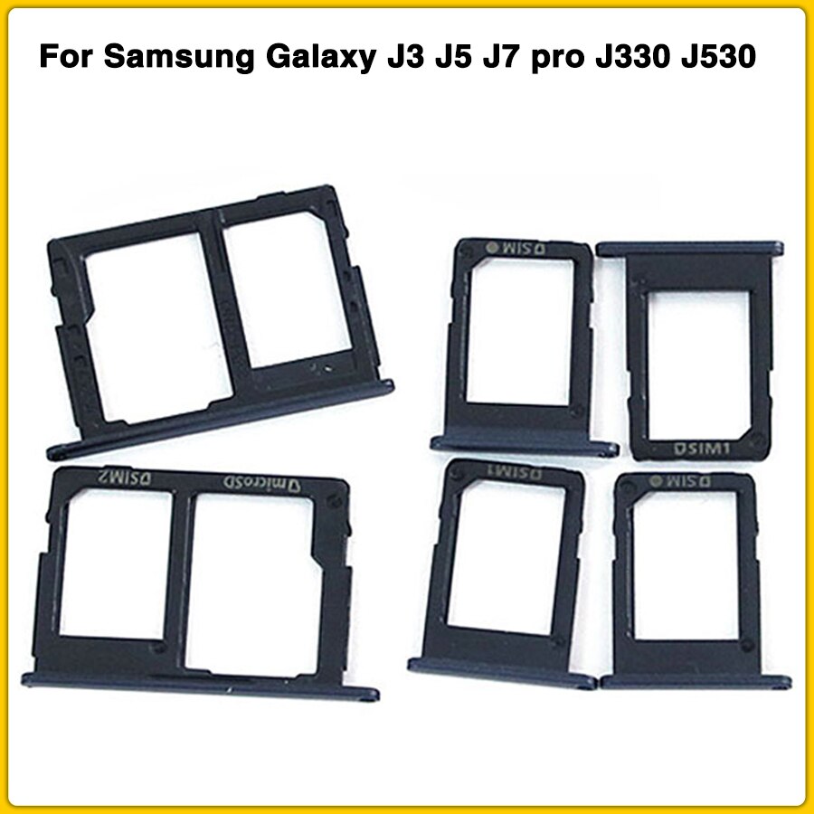 SIM Card Tray Hold for Samsung Galaxy J3 J5 J7 pro J330 J530 J730 J330F J530F J730F SIM Card Reader Sim Tray Holder Sim Slot