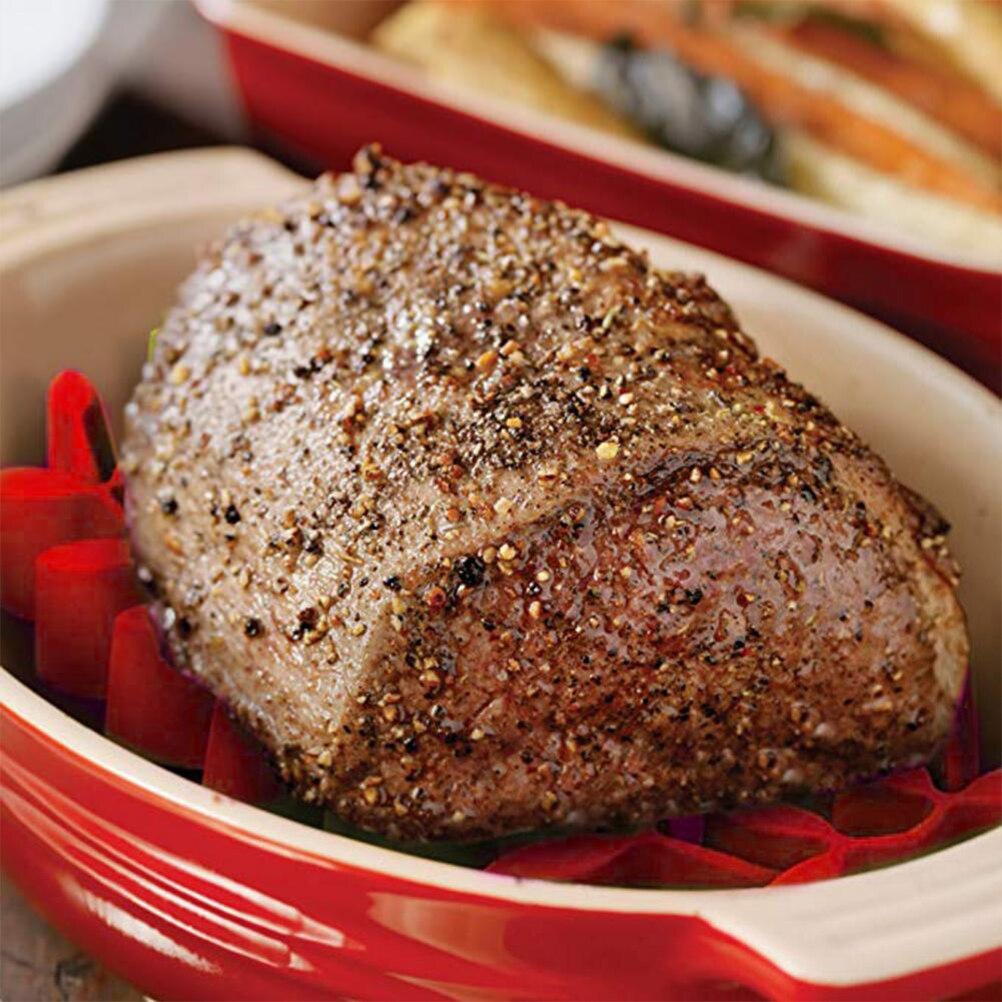 Silicone Roasting Rack Microwave Turkey Bakeware Meat Rack Roasting Rack Perfect for frying vegetables, cooking