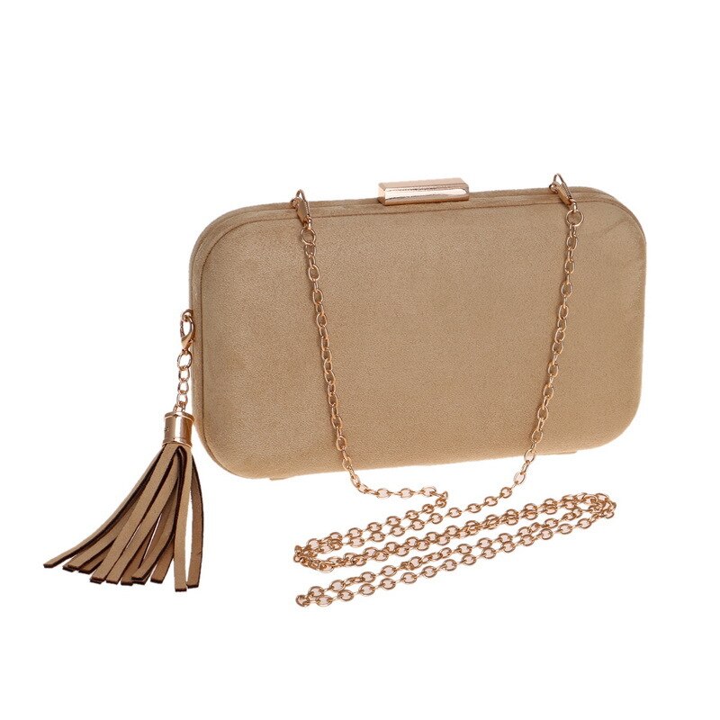 Dames avondtas clutch tas bruids bruiloft clutch ketting handtas feest diner gala ketting schoudertas portemonnee
