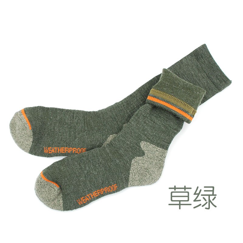 Calcetín polar de lana merina para hombre, medias térmicas cálidas de invierno, transpirables para atletismo, 41-46