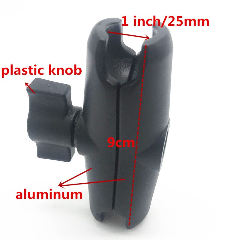 Halkaisija 80mm- pohjainen auton ikkunan kierrelukko imukuppi  to 1 tuuman palloteline gopro-kamera-älypuhelimelle ram-kiinnityksille: 1 kpl 9cm varsi