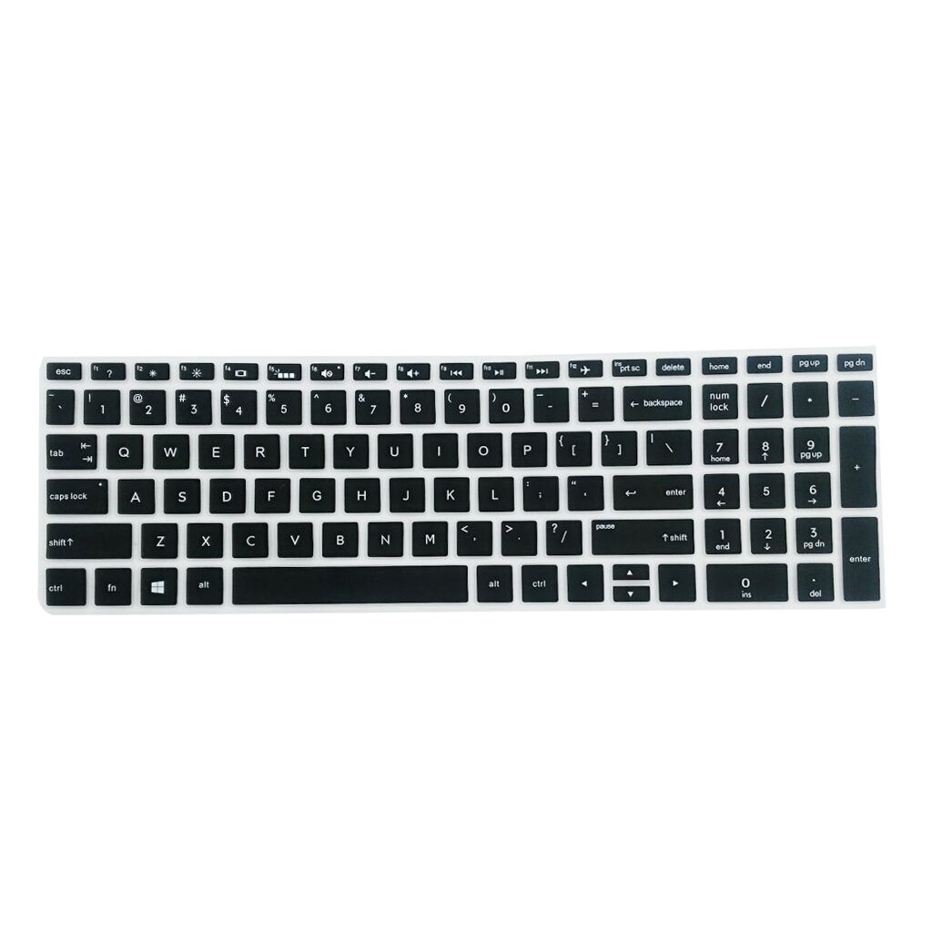 2Pcs Durable Anti-Dust Keyboard Cover Soft Silicone Skin Film For HP 15.6 inch BF