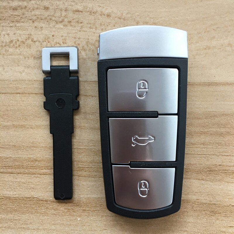 Carcasa de llave remota de repuesto para coche, funda de mando a distancia inteligente para VW Passat B6 CC B7 B5 3C Magotan Jetta: full key shell
