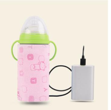 Lekebaby bbaby flaske termotaske termotaske til babyflasker usb bærbar isolering termostat varmere babyflaskevarmer: 2