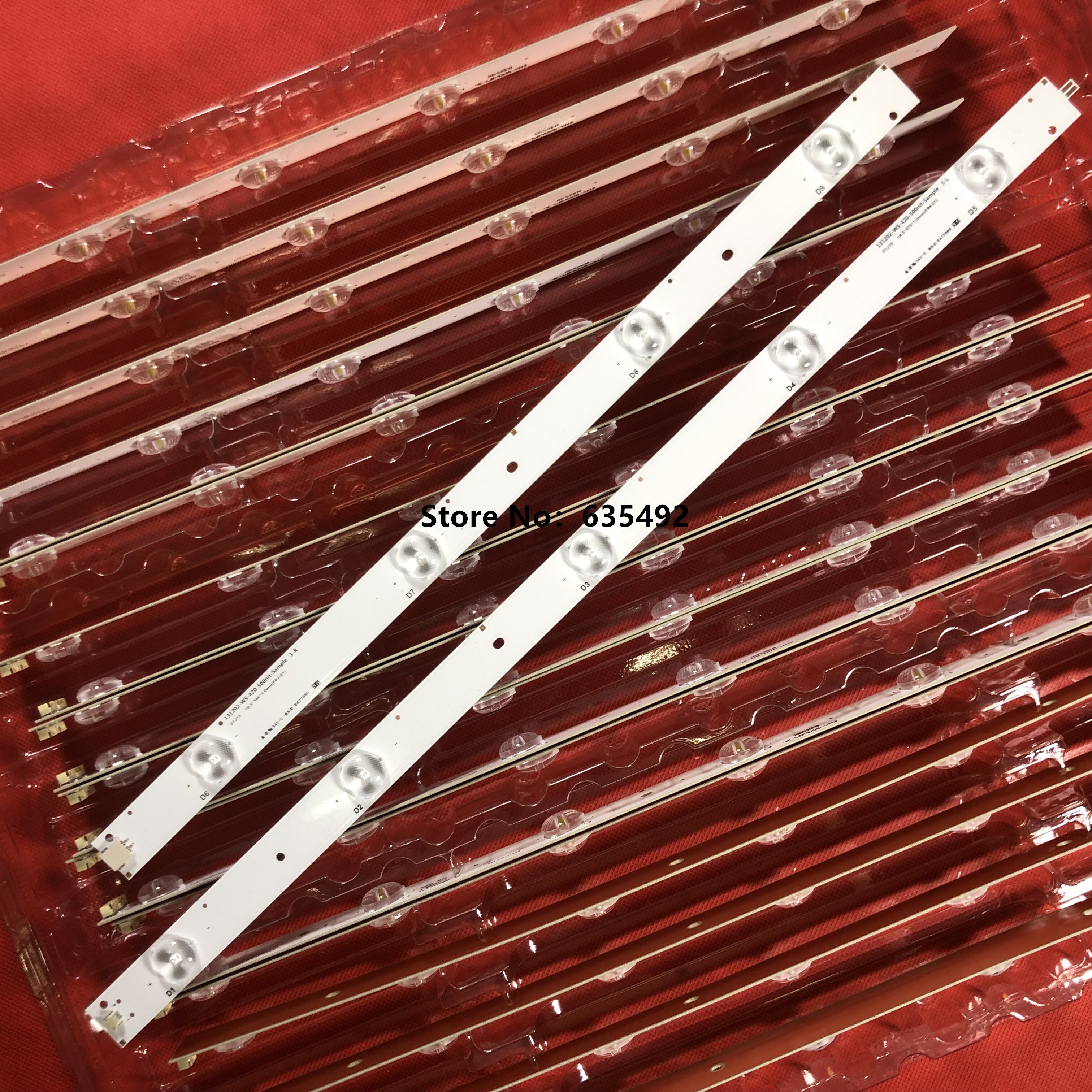 1set = 8 stuks voor 42inch LED Backlight 131202-WS-420-500n1t-Sample 3-R 131202-ws-420-500nit-sample 3-L