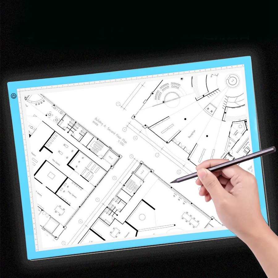 LED Light Board A3 Brightness Artcraft Tracing Light Digital Graphics Tablet for Drawing