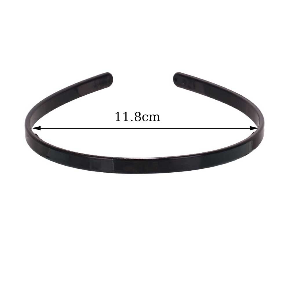 Bandeau large noir Simple 0.5/0.6/0.8/1.2/2/2.5cm, bandeau en plastique pour filles et femmes, cerceau de tête antidérapant à dents, accessoires pour cheveux DIY: Rouge
