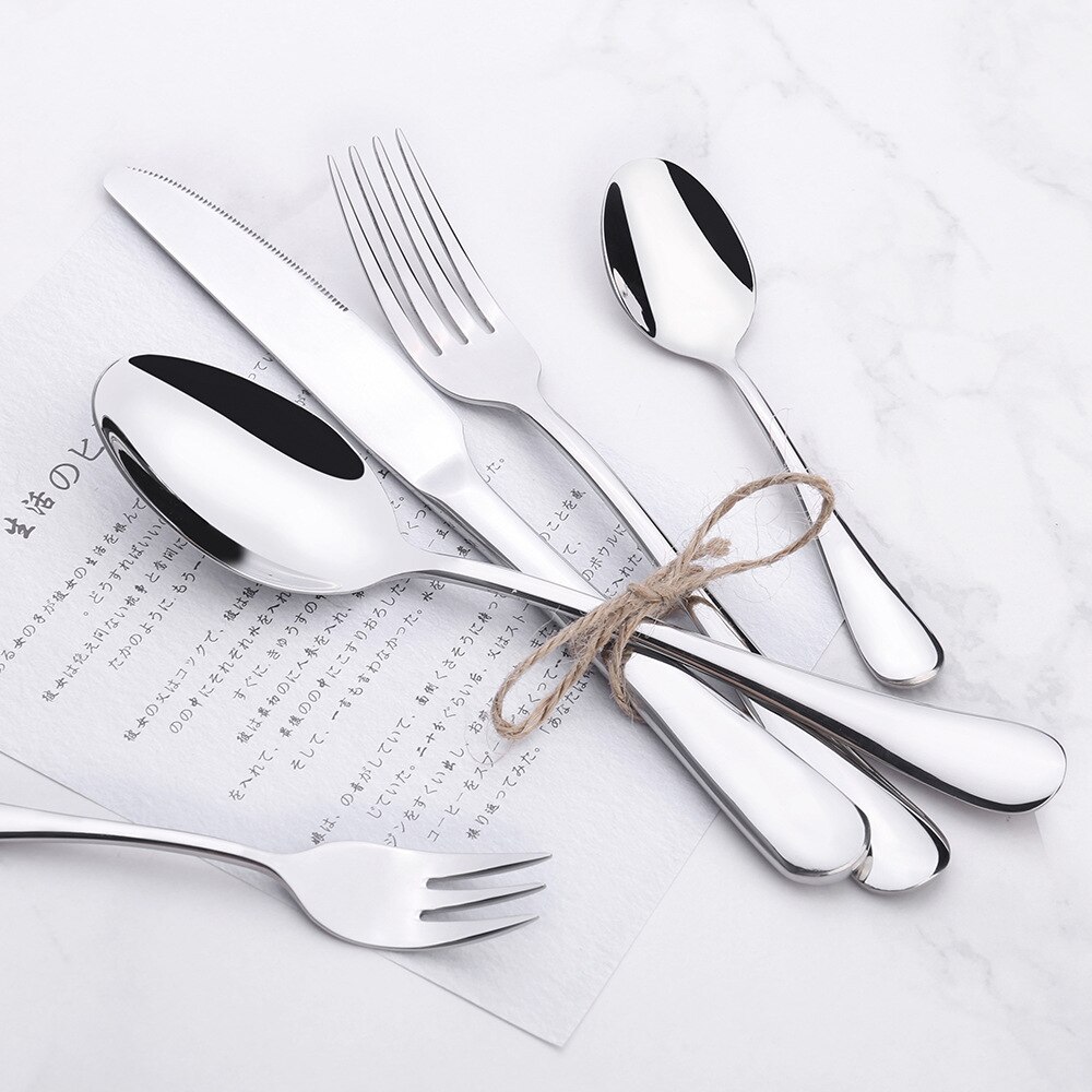 304 Stainless Steel Knife And Fork Spoon Set Stainless Steel Spoon Restaurant Hotel Steak Knife And Fork