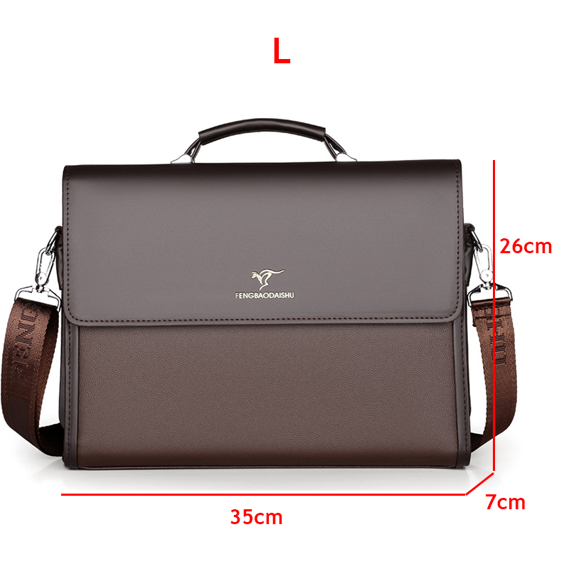 Luksusowa męska teczka projektant praca Business Casual Tote o dużej pojemności torebka ze skóry PU na ramię prawnica 14-calowa torba na laptopa: Khaki
