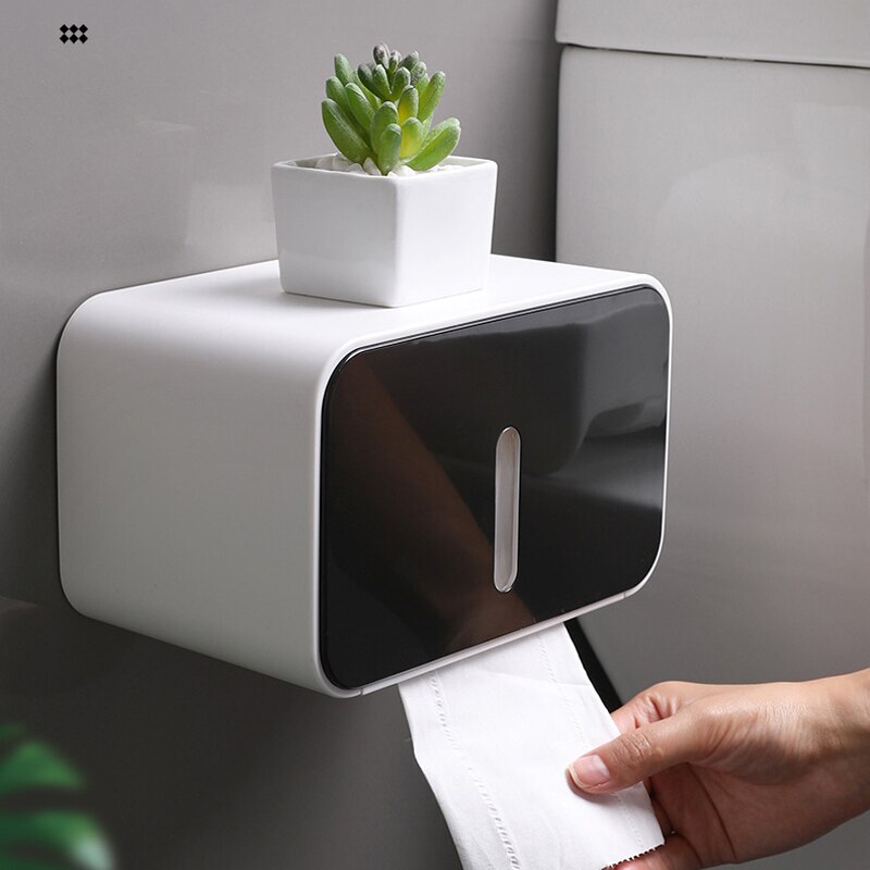 Waterdichte Toiletrolhouder Voor Toiletpapier Handdoekhouder Badkamer Opbergdoos Toiletrolhouder Badkamer Accessoires: XHM0017