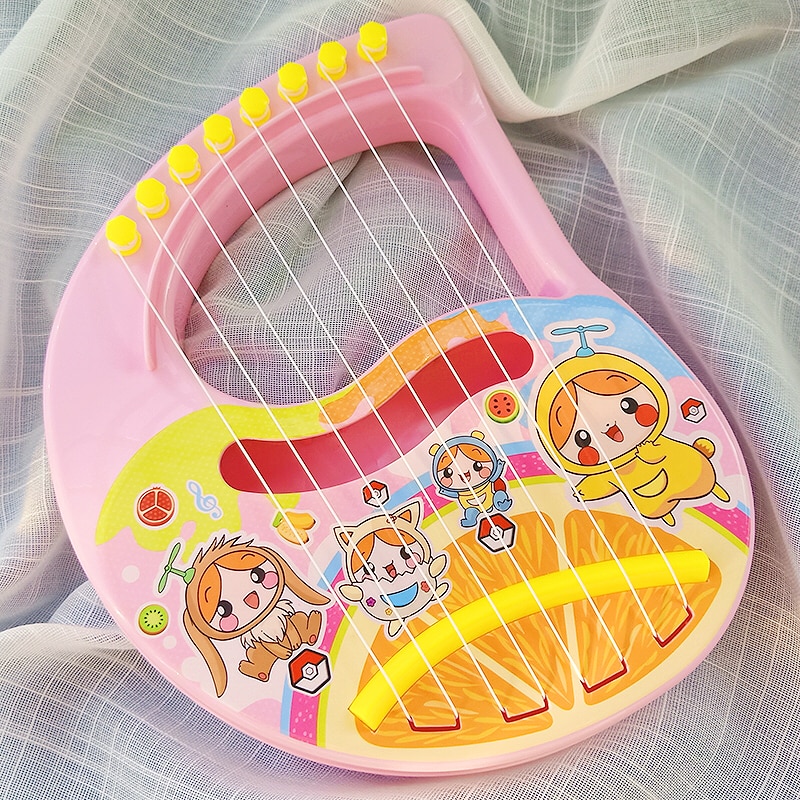 Mini Harp Muziekinstrumenten Voor Kinderen Van 1 Tot 3 Kinderen Onderwijs Gitaar Peuter Mobiele Speelgoed Voor Jongens Meisjes 5 jaar Baby Kind